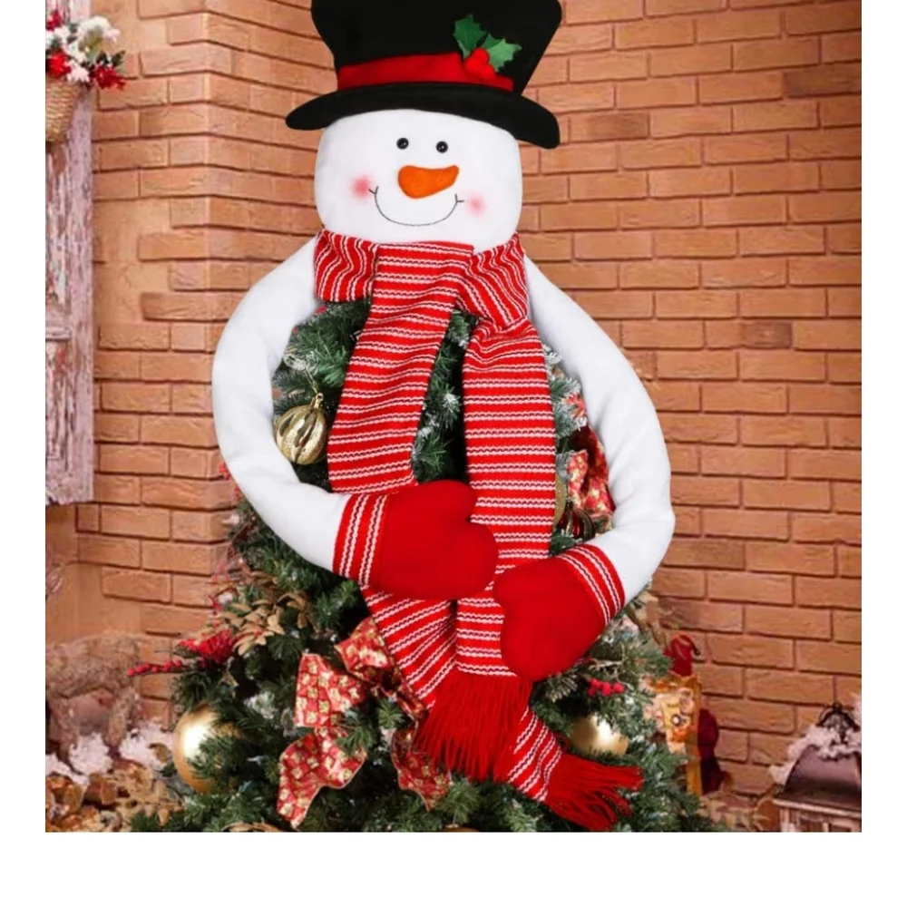 Snowman Hugger Christmas Tree Topper